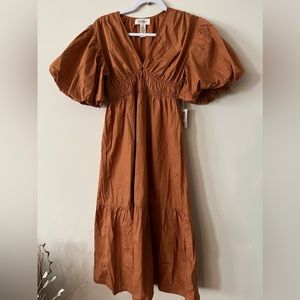 Balloon sleeve Dress